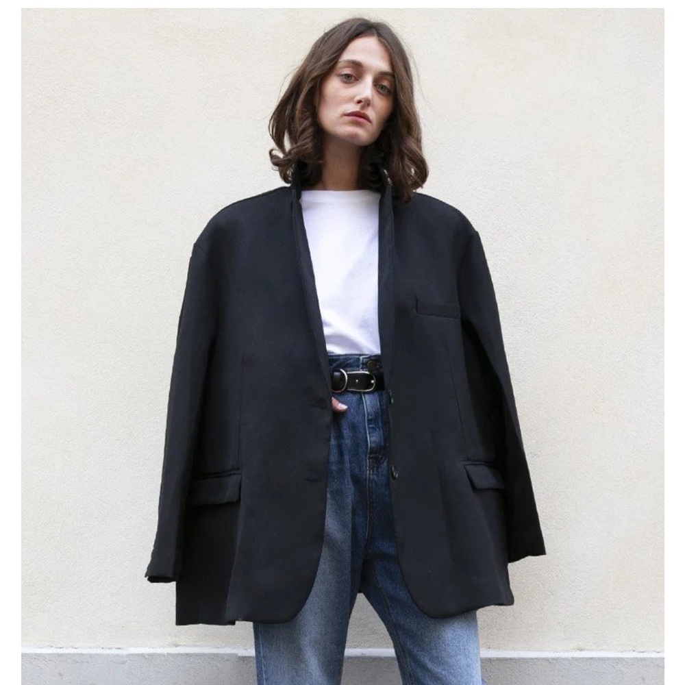 The Frankie Shop Oversized Boyfriend Blazer